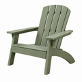 Fotel ogrodowy Adirondack 79 x 83 x 98 cm z tworzywa sztucznego zielony z podłokietnikami